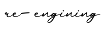 单词re-engining书写