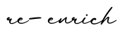 单词re-enrich书写