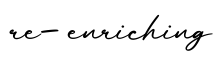 单词re-enriching书写