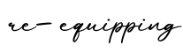 单词re-equipping书写