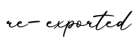 单词re-exported书写