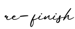 单词re-finish书写