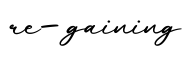 单词re-gaining书写