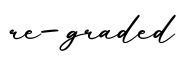 单词re-graded书写