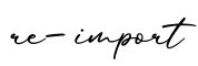 单词re-import书写