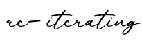 单词re-iterating书写