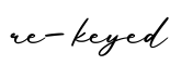 单词re-keyed书写
