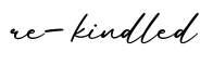单词re-kindled书写