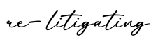 单词re-litigating书写