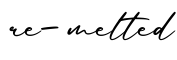 单词re-melted书写