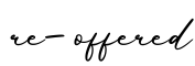 单词re-offered书写