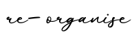 单词re-organise书写