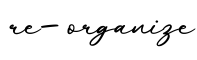 单词re-organize书写
