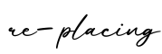 单词re-placing书写