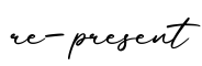 单词re-present书写