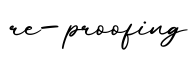 单词re-proofing书写