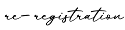单词re-registration书写