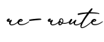 单词re-route书写