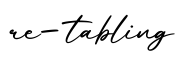 单词re-tabling书写