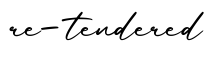 单词re-tendered书写
