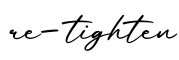 单词re-tighten书写