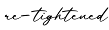 单词re-tightened书写