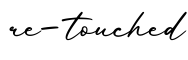 单词re-touched书写