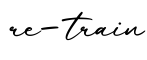 单词re-train书写