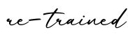 单词re-trained书写