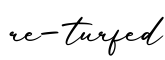 单词re-turfed书写