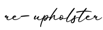单词re-upholster书写