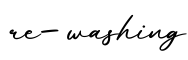 单词re-washing书写