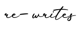 单词re-writes书写