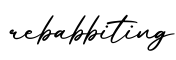 单词rebabbiting书写