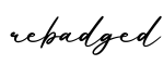 单词rebadged书写