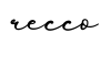 单词recco书写
