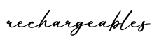 单词rechargeables书写
