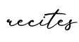 单词recites书写