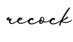 单词recock书写