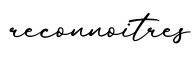 单词reconnoitres书写