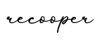 单词recooper书写