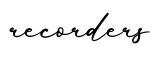 单词recorders书写