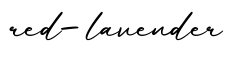 单词red-lavender书写