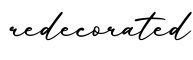 单词redecorated书写