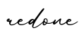单词redone书写