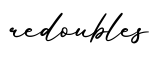 单词redoubles书写
