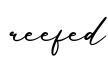 单词reefed书写