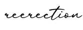 单词reerection书写