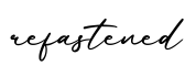 单词refastened书写