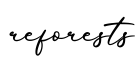 单词reforests书写